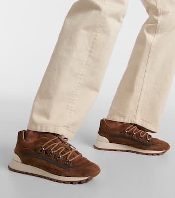Baskets Monili en daim | Brunello Cucinelli