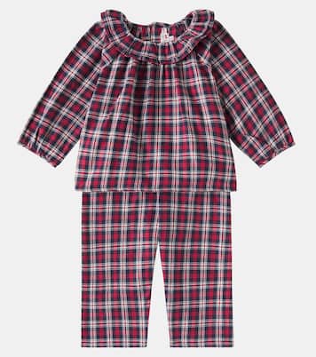 Bebé - pijama Barulina de algodón a cuadros | Bonpoint