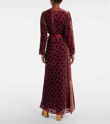Maxikleid Babette aus Samt | Diane von Furstenberg