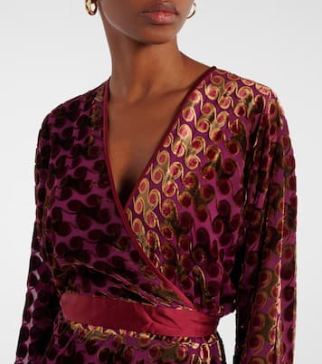 Maxikleid Babette aus Samt | Diane von Furstenberg