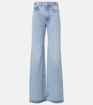 High-rise wide-leg jeans | Rabanne