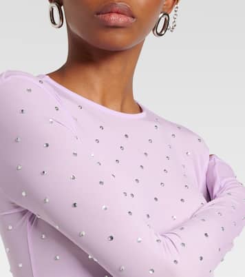 Second Skin embellished jersey maxi dress | Rabanne