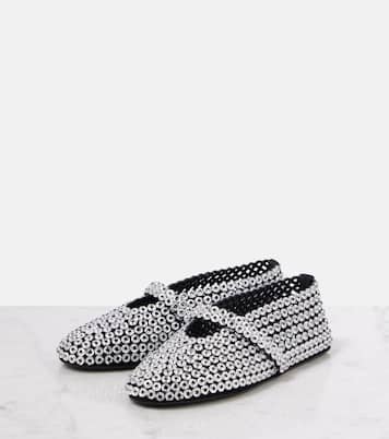 Ballerine in suede con borchie | Alaïa