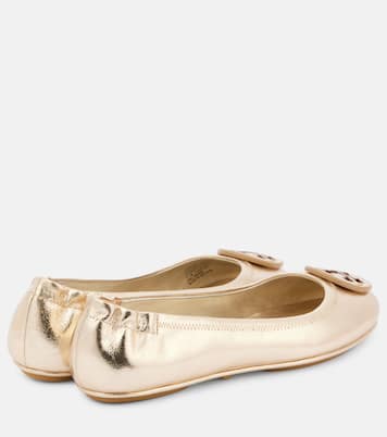 Ballerine Minnie in pelle metallizzata | Tory Burch