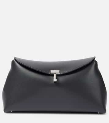 Clutch T-Lock Small aus Leder | Toteme
