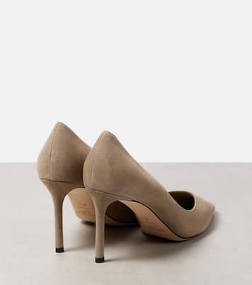 Escarpins Romy 85 en daim | Jimmy Choo