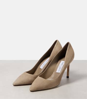 Escarpins Romy 85 en daim | Jimmy Choo