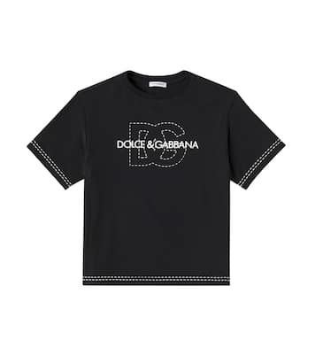 Camiseta de algodón con logo | Dolce&Gabbana Kids