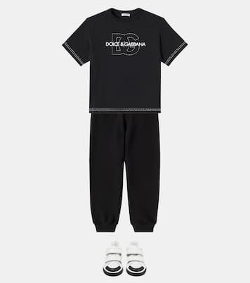 Camiseta de algodón con logo | Dolce&Gabbana Kids