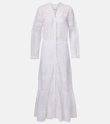 Daniva lace-trimmed cotton maxi dress | Marant Etoile