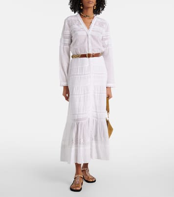 Daniva lace-trimmed cotton maxi dress | Marant Etoile