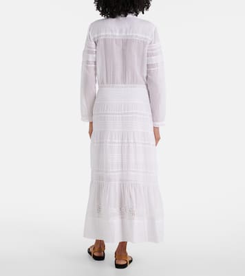 Daniva lace-trimmed cotton maxi dress | Marant Etoile