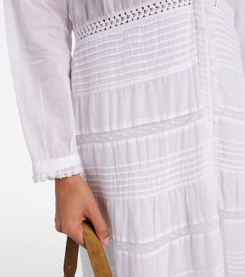 Daniva lace-trimmed cotton maxi dress | Marant Etoile