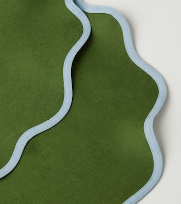 Rainbow Bosco Cloud set of 2 placemats | La DoubleJ