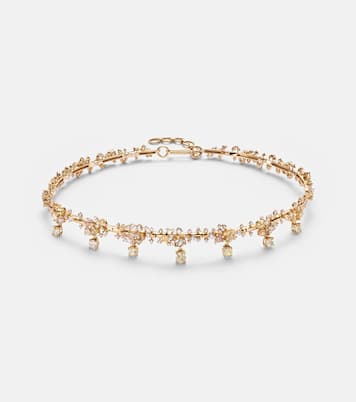 Choker in oro 18kt con diamanti | Ananya