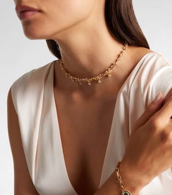 Choker in oro 18kt con diamanti | Ananya