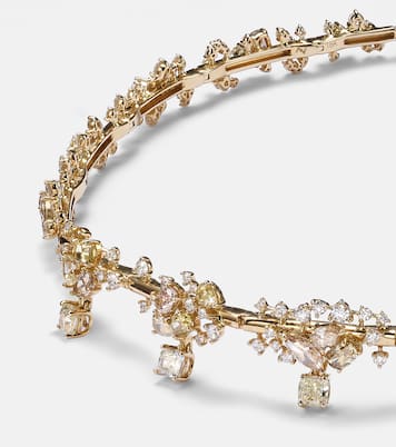 Choker in oro 18kt con diamanti | Ananya