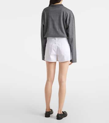 Shorts The Hang en denim de tiro medio | Frame