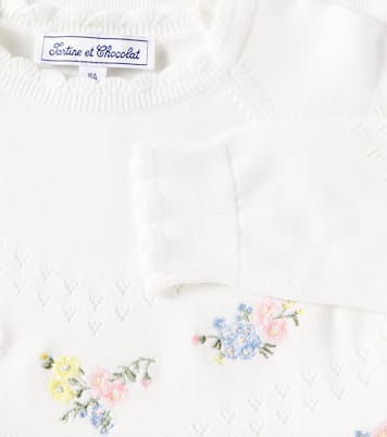 Pullover in cotone pointelle | Tartine et Chocolat