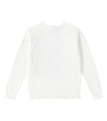 Pullover in cotone pointelle | Tartine et Chocolat