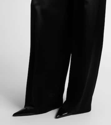 Weite High-Rise-Hose aus Seide | The Sei
