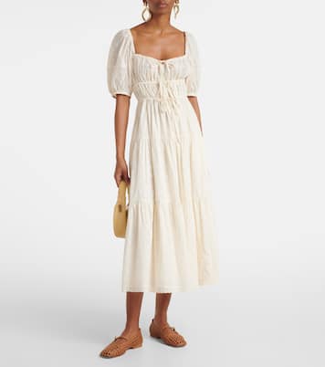 Palma gathered cotton maxi dress | Ulla Johnson
