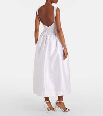 Midikleid Apple aus Baumwolle und Seide | Markarian