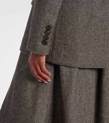 Wool and linen-blend blazer | Brunello Cucinelli
