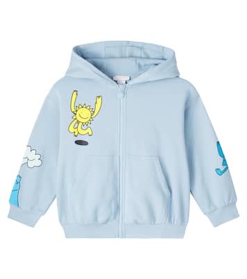 Printed cotton jersey hoodie | Stella McCartney Kids