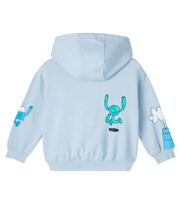 Printed cotton jersey hoodie | Stella McCartney Kids