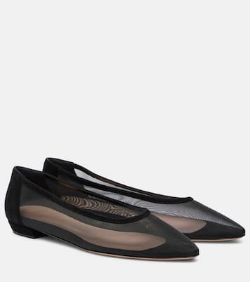 Ballerine in organza trasparente | Gianvito Rossi