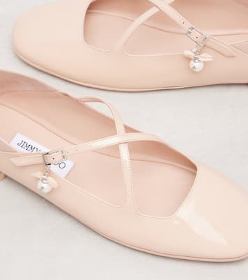 Eleri patent leather ballet flats | Jimmy Choo