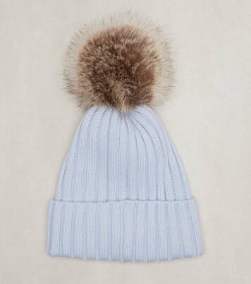 Ribbed-knit virgin wool beanie  | Moncler