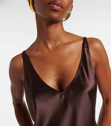 Sense of Shine II silk-blend satin camisole | Dorothee Schumacher