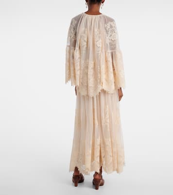 Schluppenbluse Hypnotic aus Spitze | Zimmermann