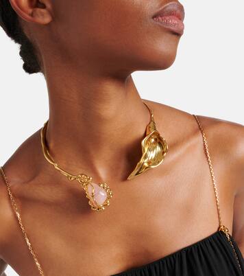 Chloé Flower Soul embellished necklace | Chloé