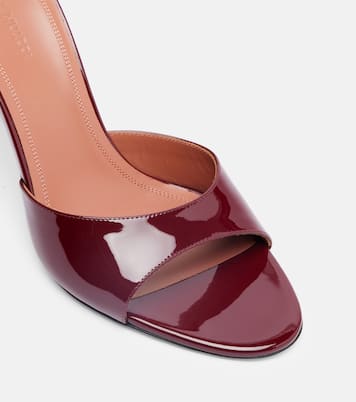 Pantoletten Elodie 90 aus Lackleder | Amina Muaddi