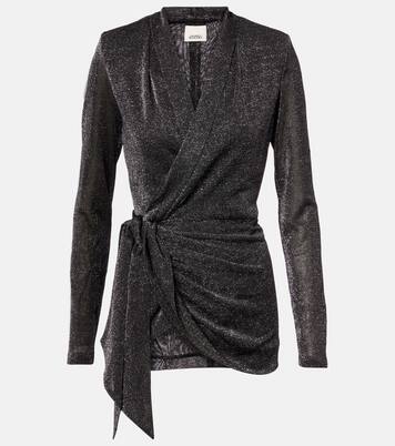 Cinay lamé wrap top | Isabel Marant