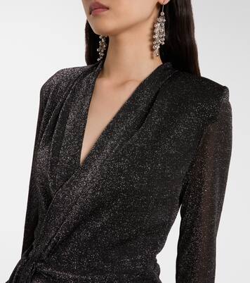 Cinay lamé wrap top | Isabel Marant