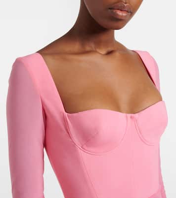 Maxikleid aus Mesh | Alex Perry