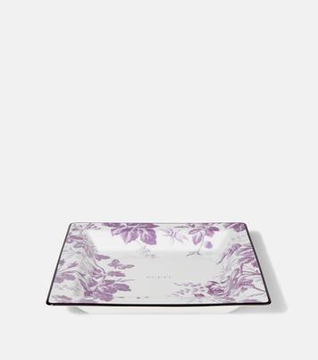 Herbarium Large porcelain trinket tray | Gucci