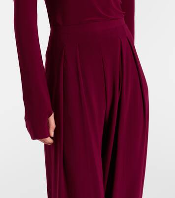 Pleated wide-leg pants | Norma Kamali