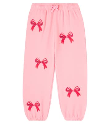 Lou Bow embroidered cotton-blend sweatpants | Konges Sløjd