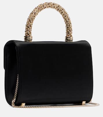 Jewel Efflorescence Mini satin top-handle bag | Roger Vivier