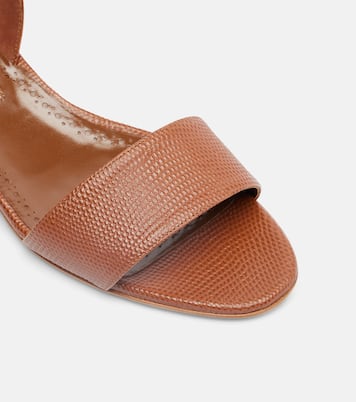 Patobarnu 30 leather slingback sandals | Manolo Blahnik