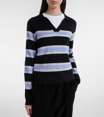 Everlake striped polo sweater | Velvet