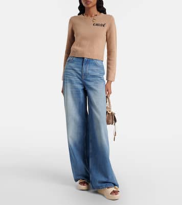 Nama leather platform sandals | Chloé