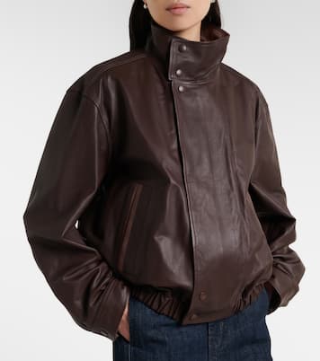 Leather blouson jacket | Lemaire