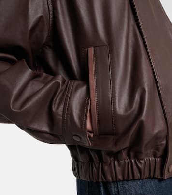 Leather blouson jacket | Lemaire