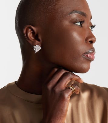 Ohrringe Nowflake aus 18kt Weißgold (750/1000) mit Diamanten | Anita Ko